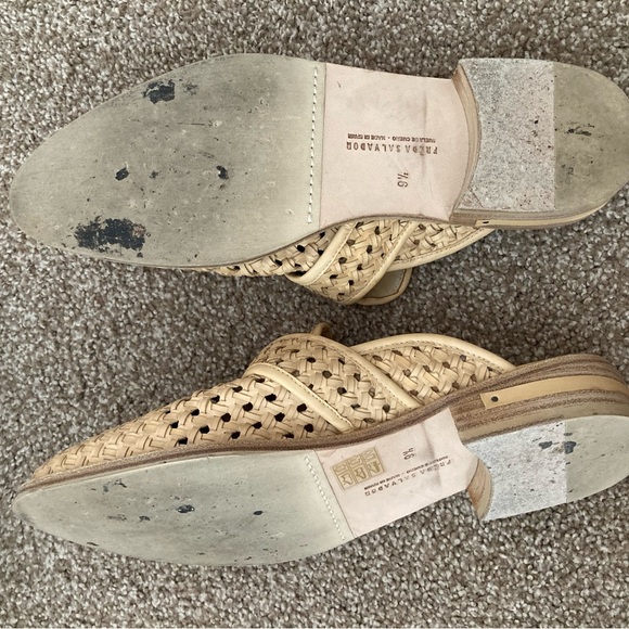 Freda Salvador Keen Tan Mules 9.5 - Picture 3 of 7